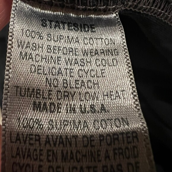 Mikoh Black Dress Short Sleeve Size 1 (XS / Small) Supima Cotton - Picture 8 of 8